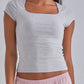 SculptHER Squared Grey Top