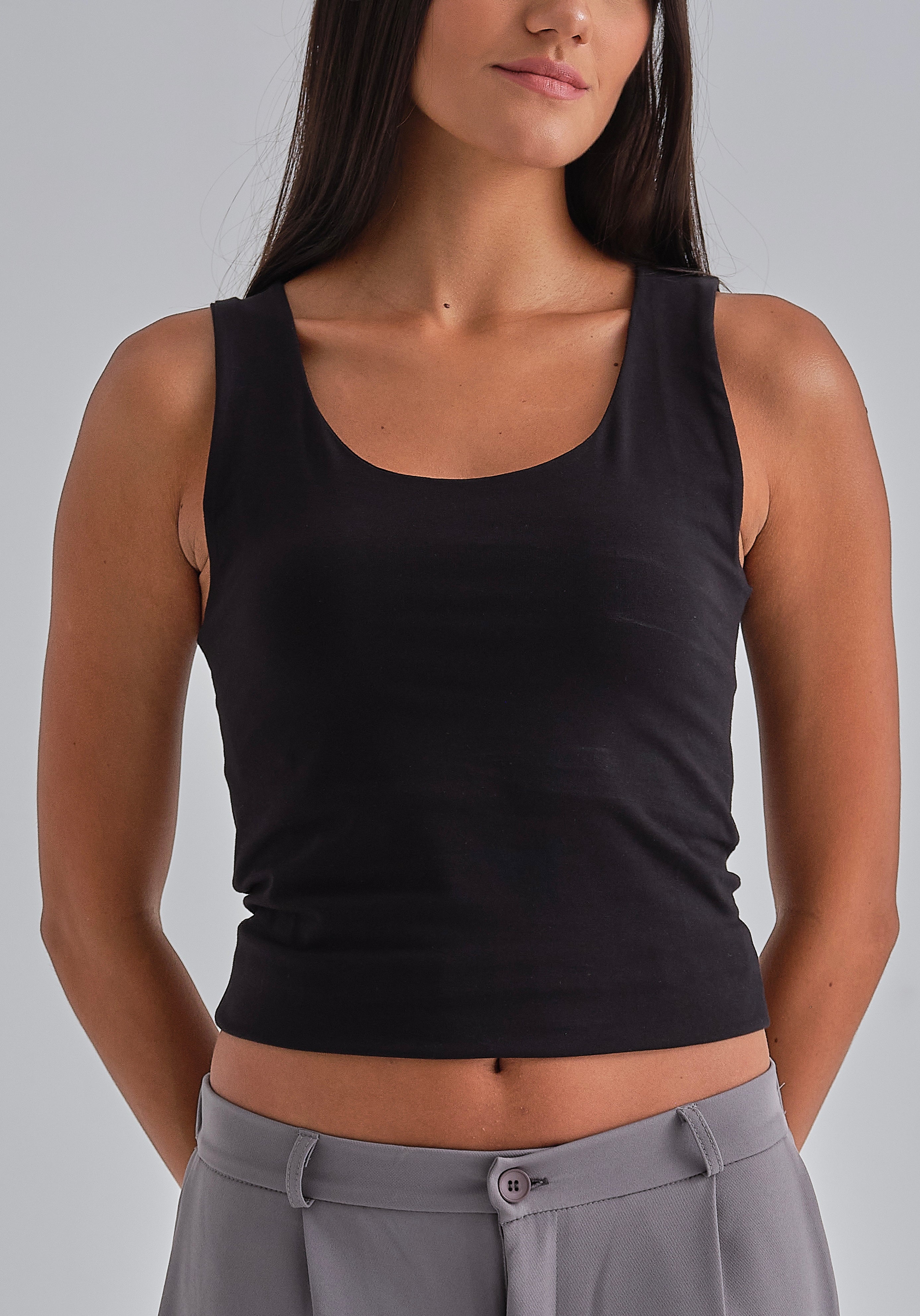 SculptHER Tank Black Top