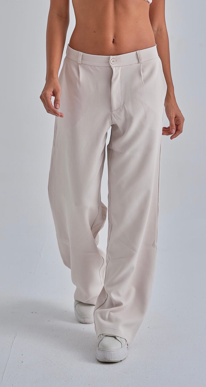 Tailored Beige Pants