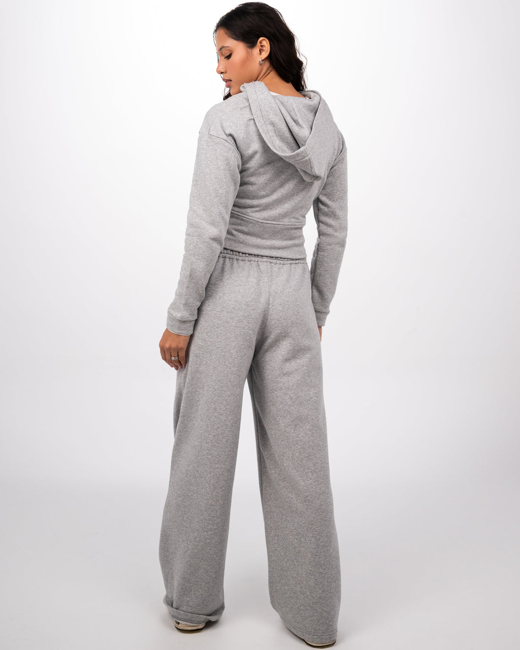 CONTOUR CROPPED JACKET - GREY