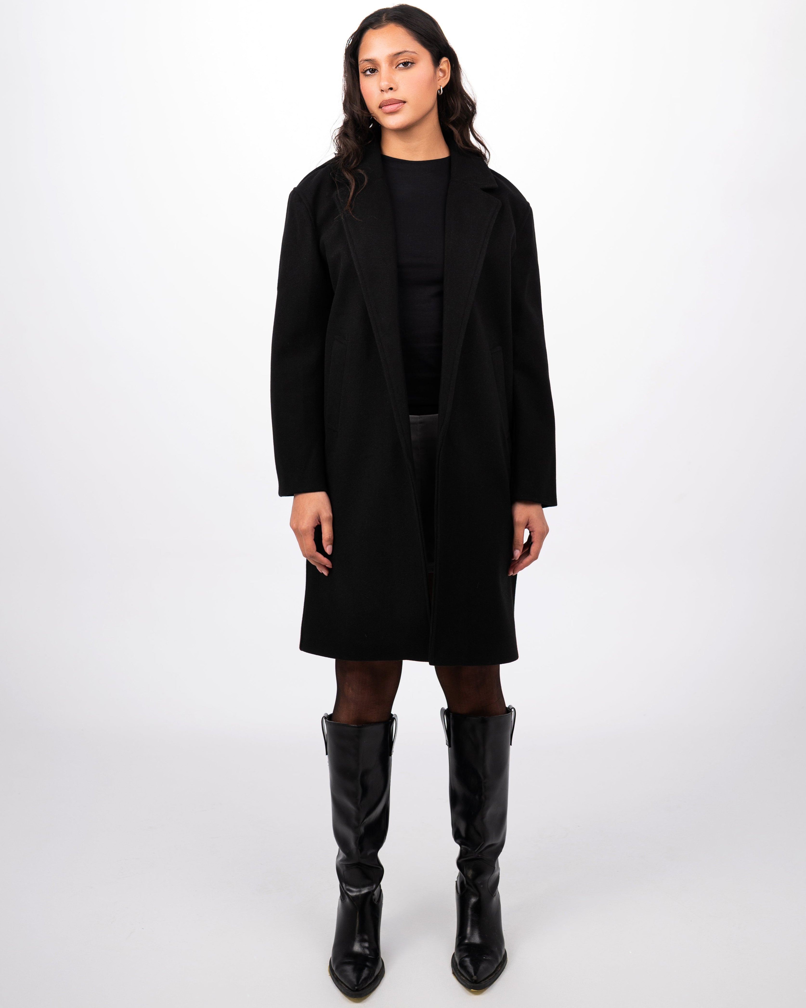 THE CLASSIC COAT - BLACK