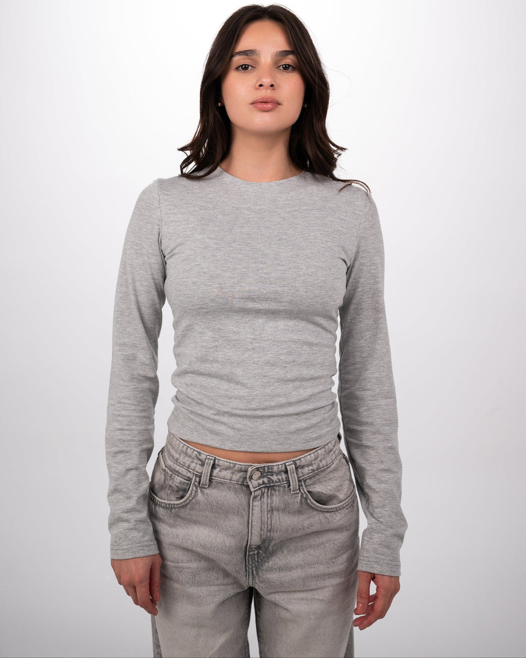 THE EVERYDAY COTTON TOP - GREY
