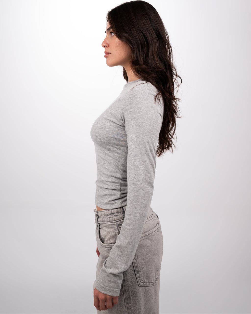 THE EVERYDAY COTTON TOP - GREY