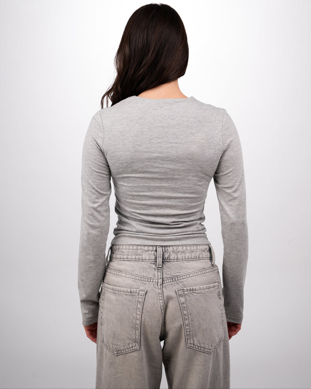 THE EVERYDAY COTTON TOP - GREY