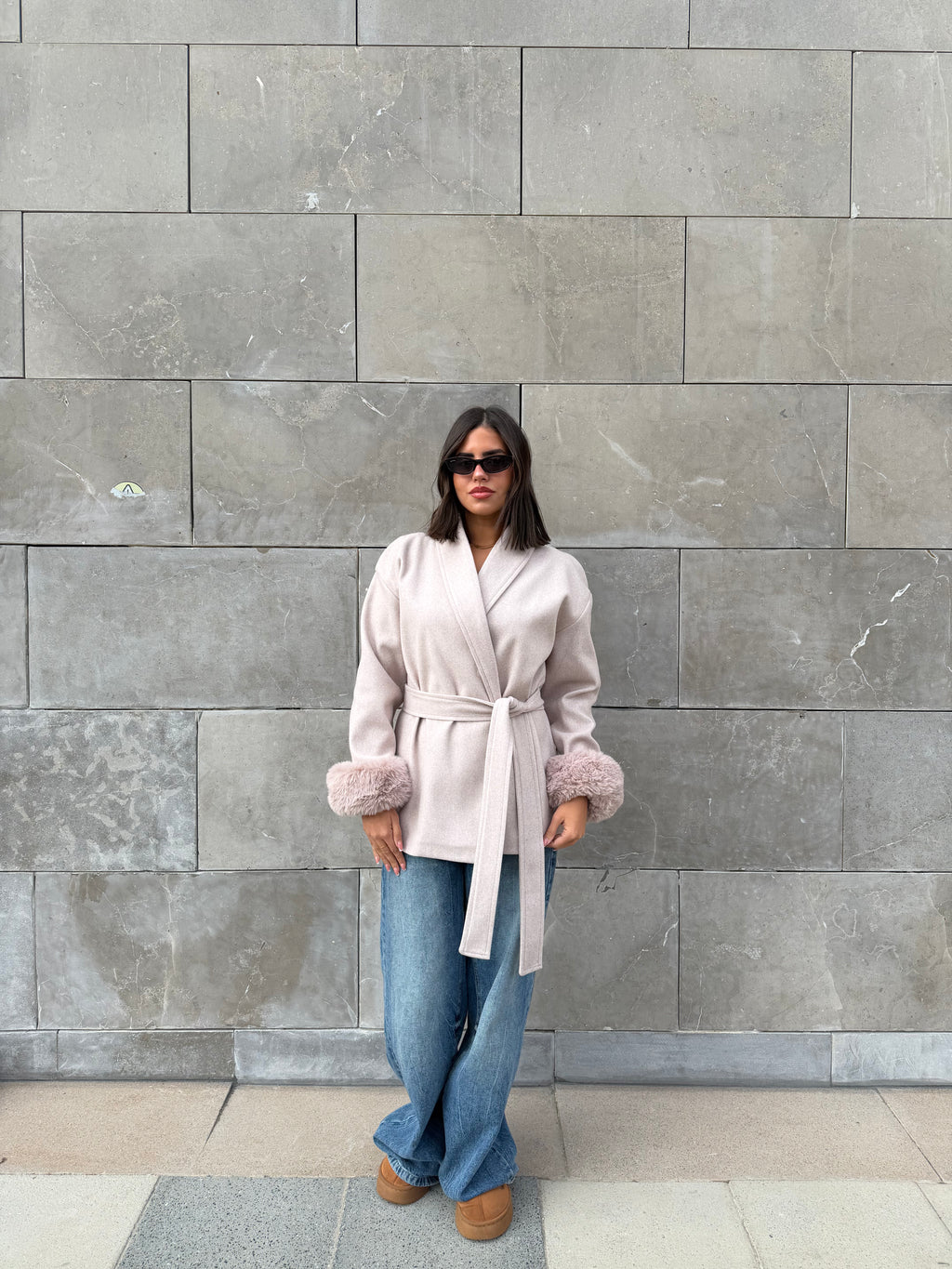 THE 3 WAY COAT - CASHMERE