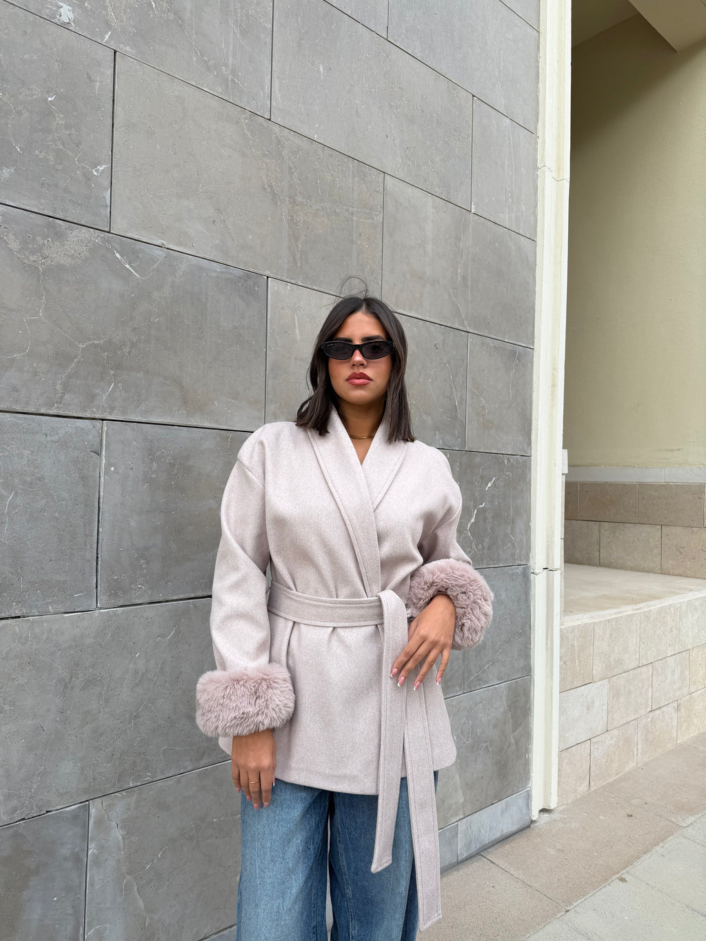 THE 3 WAY COAT - CASHMERE