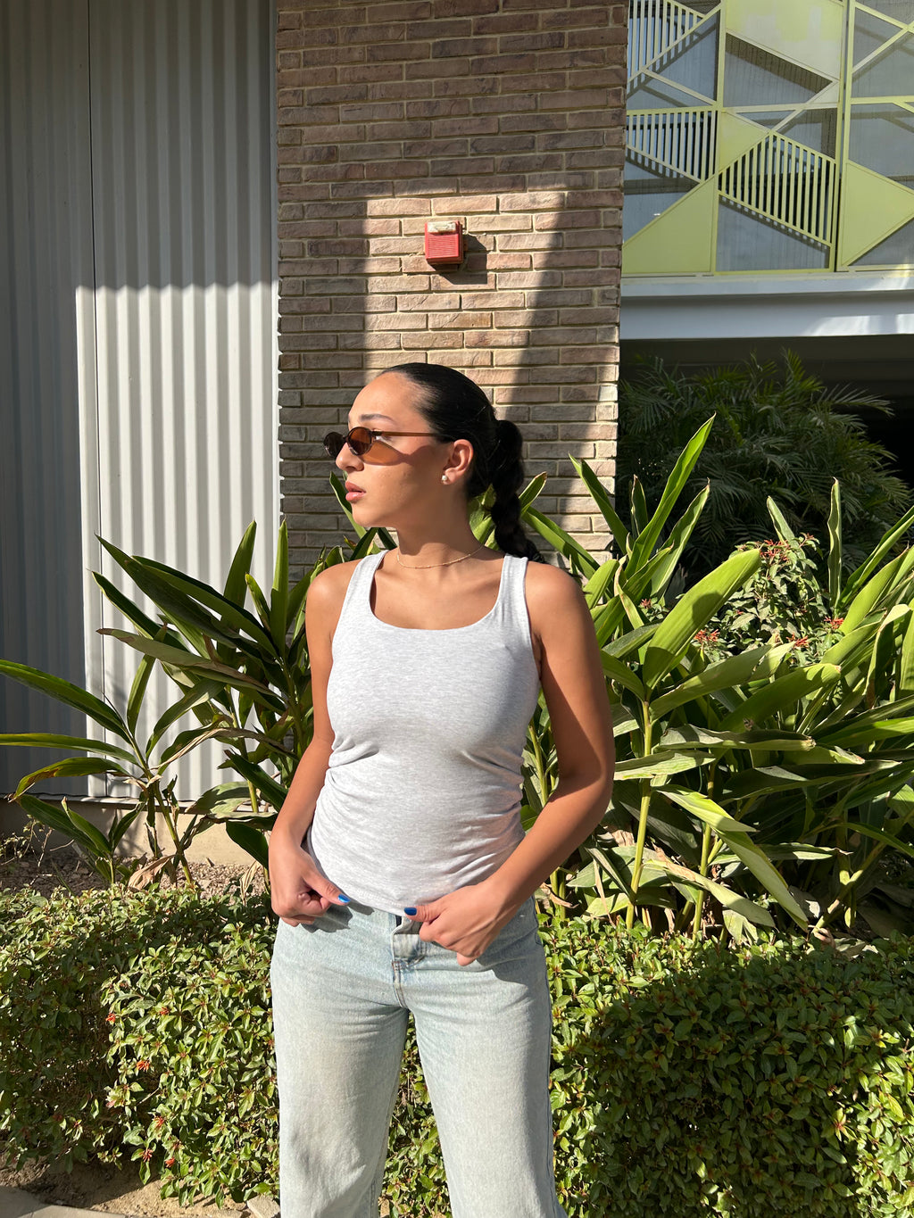 SculptHER Tank Light Grey Top