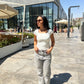 SculptHER Squared White Top