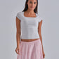 SculptHER Squared Grey Top