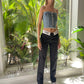 DENIM CORSET