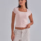 SculptHER Squared Pink Top