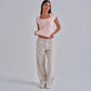 SculptHER Squared Pink Top