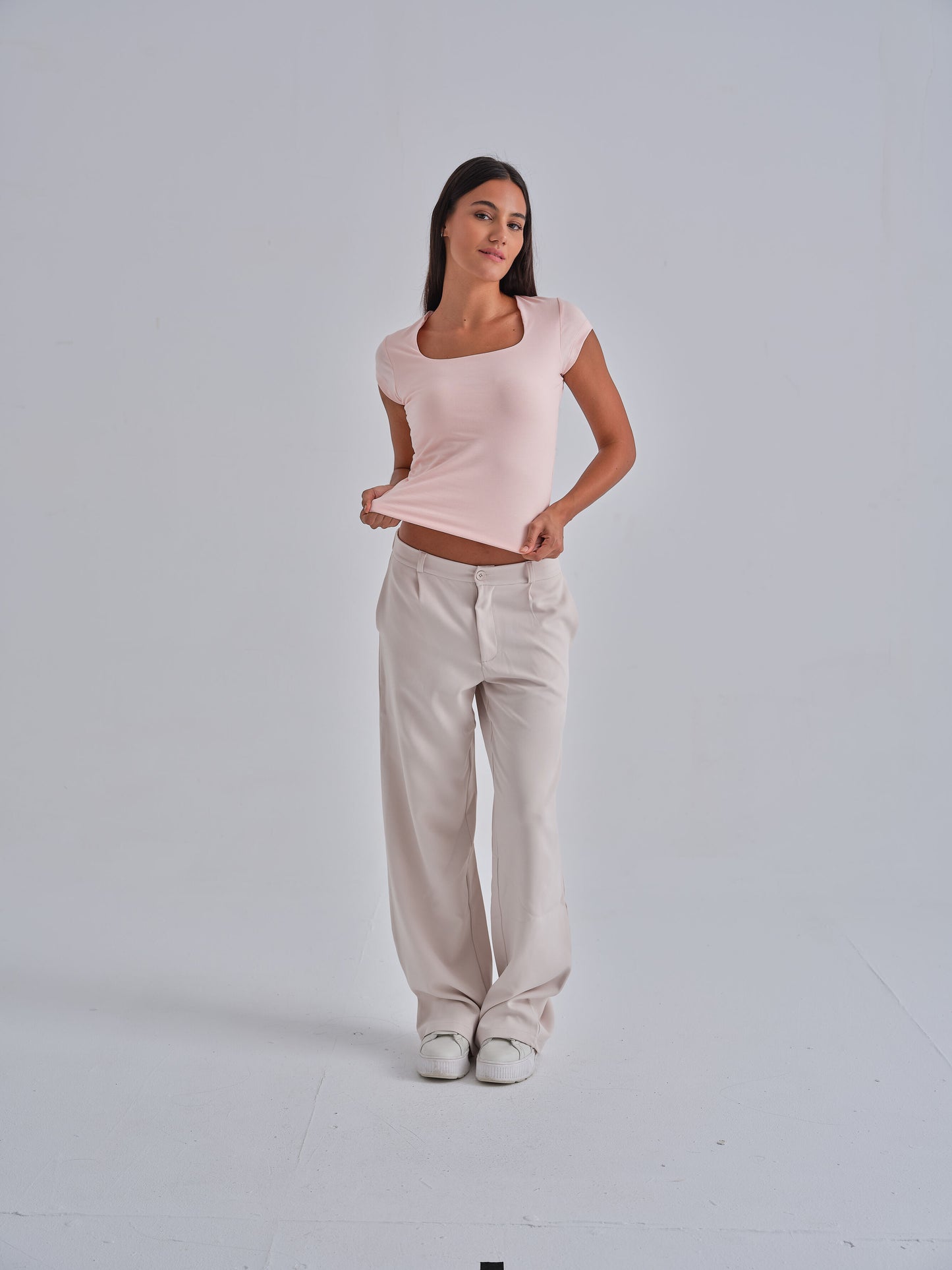 SculptHER Squared Pink Top