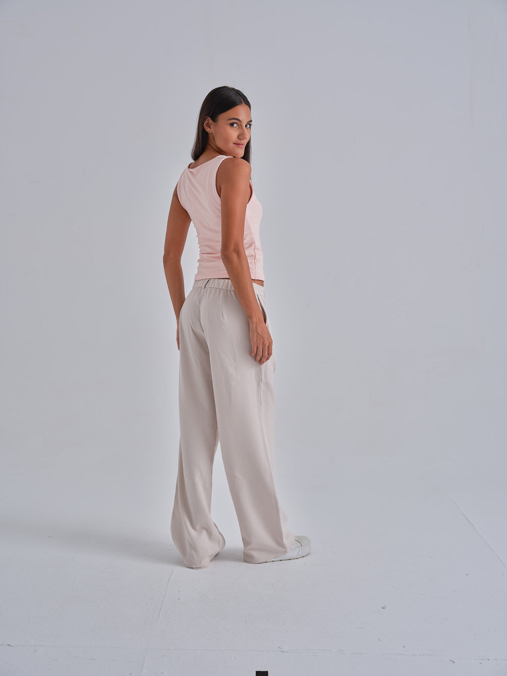 Tailored Beige Pants