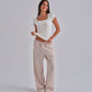 SculptHER Squared White Top