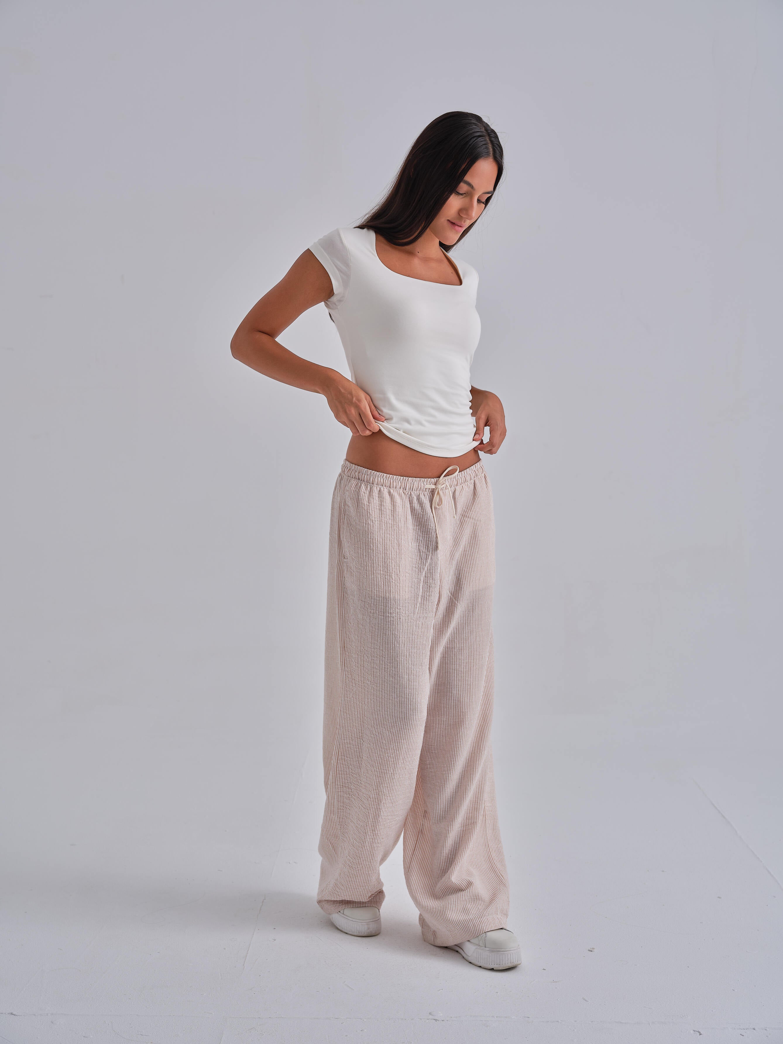 SculptHER Squared White Top