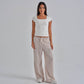 SculptHER Squared White Top