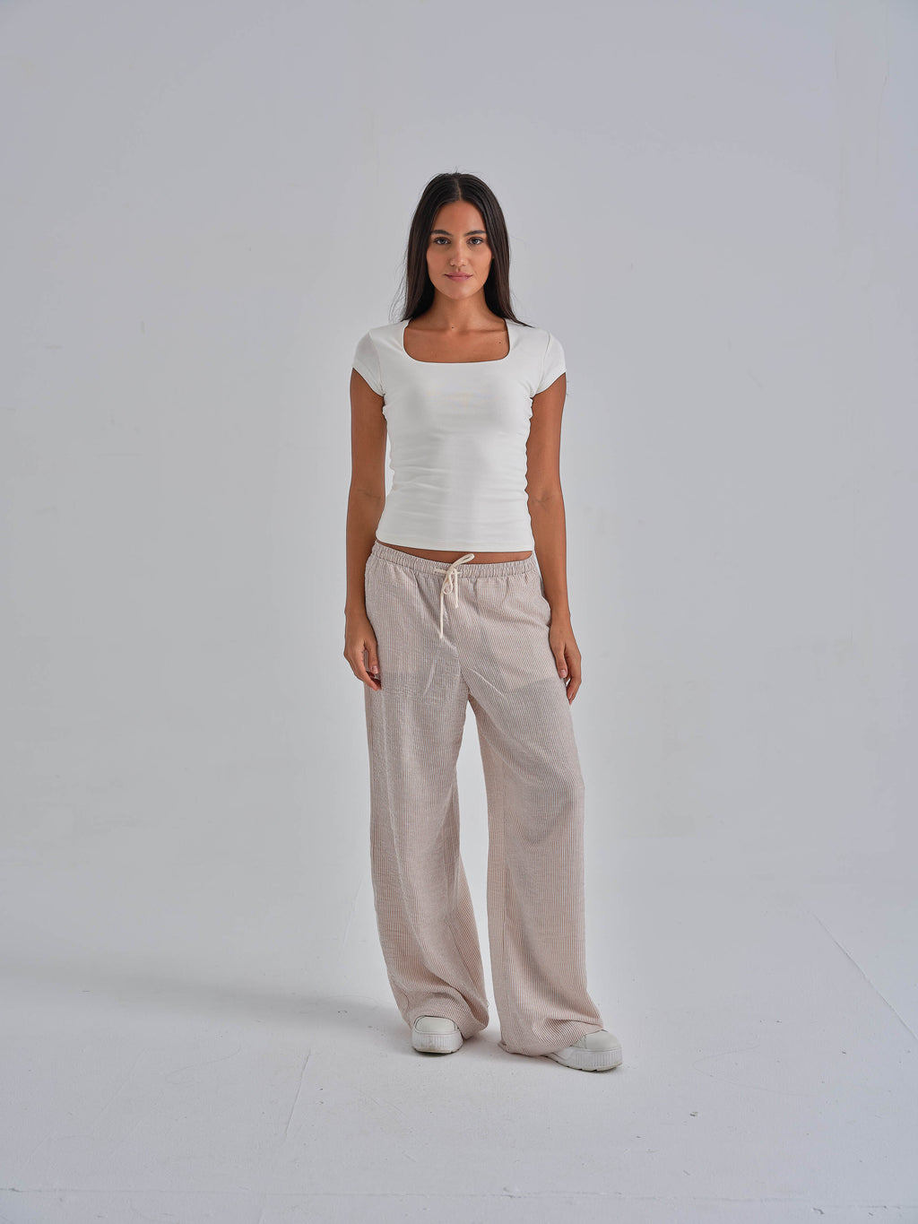 SculptHER Squared White Top