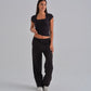 SculptHER Squared Black Top
