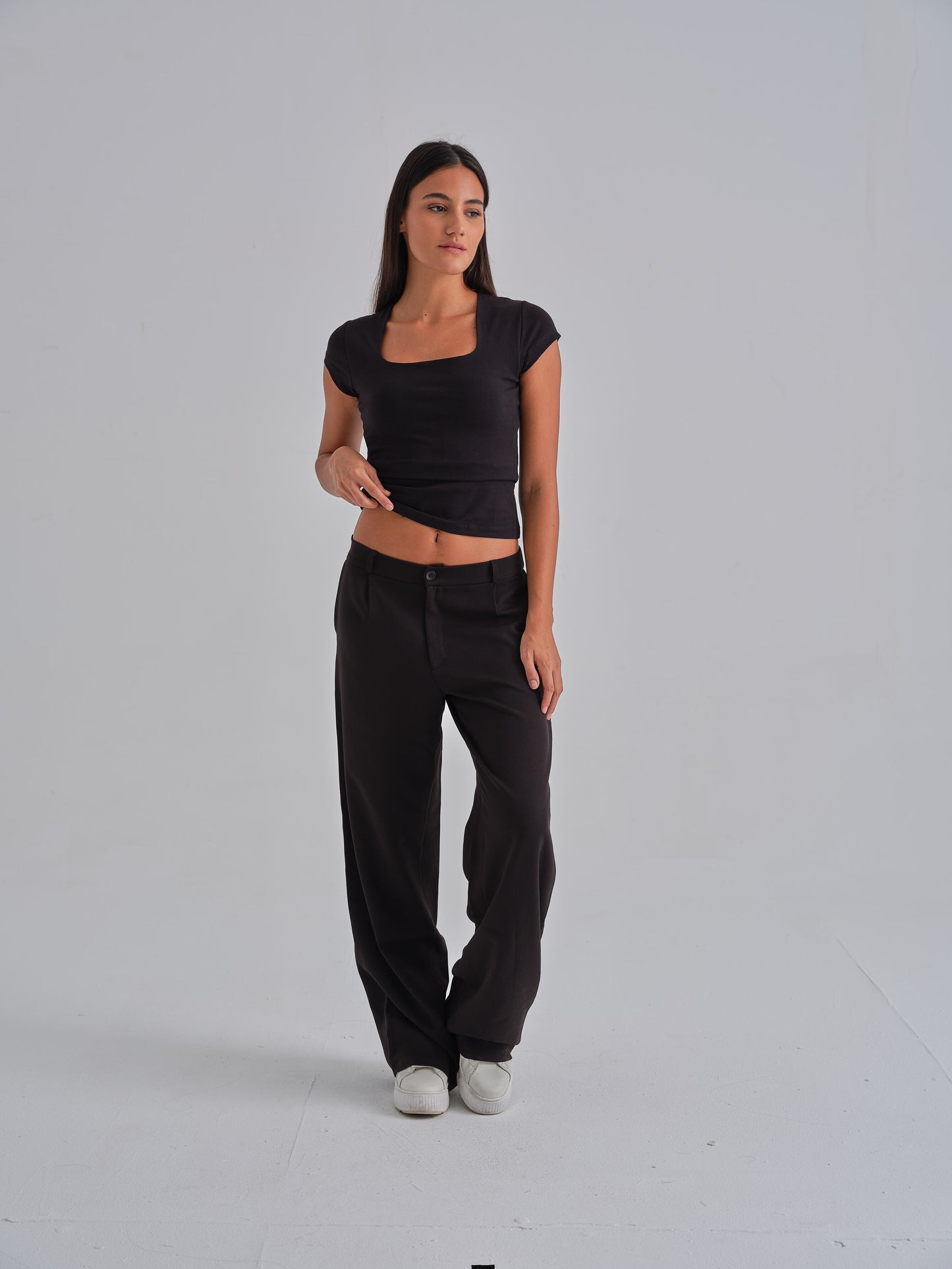 SculptHER Squared Black Top