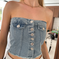 DENIM CORSET