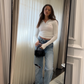 WHITE ZIP-UP TOP