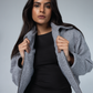 GREY CROPPED JACKET COAT