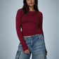 BURGUNDY SEAMLESS SCULPT BASIC