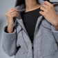 GREY CROPPED JACKET COAT