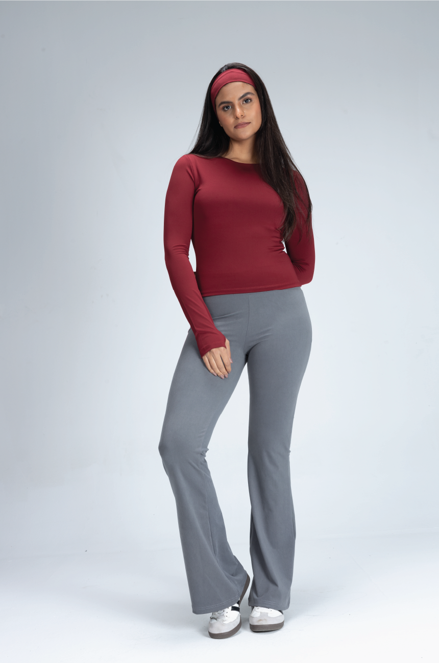 GREY YOGA PANTS