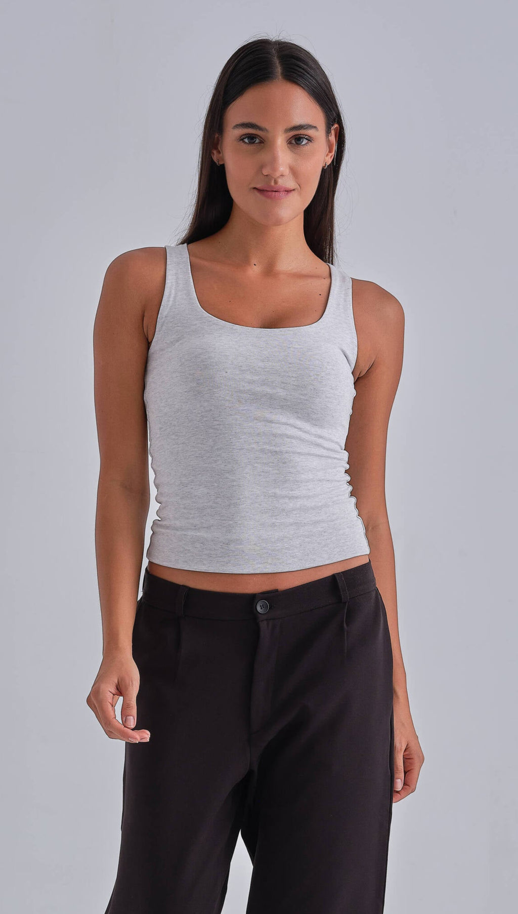 SculptHER Tank Light Grey Top
