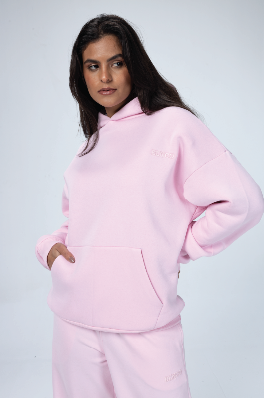 POWDER PINK HOODIE