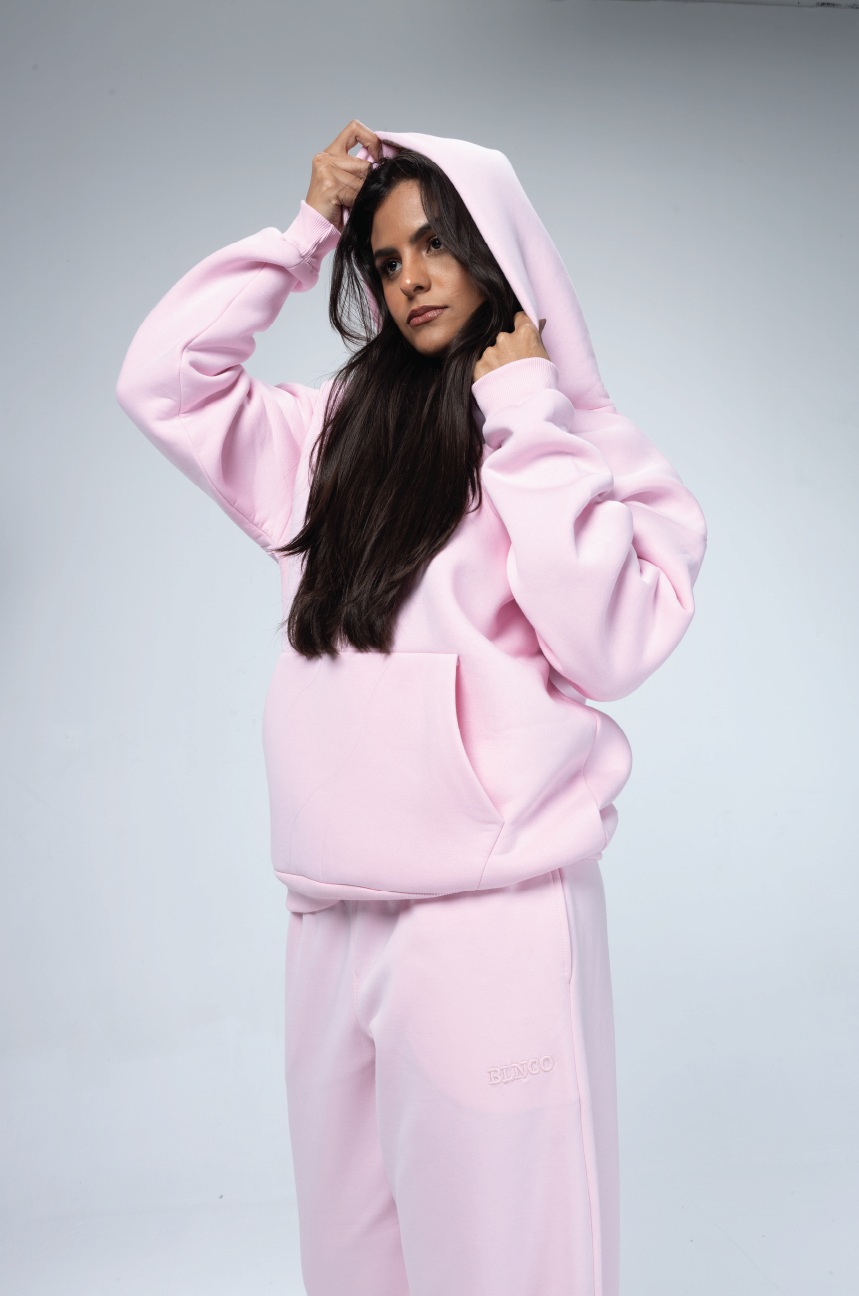 POWDER PINK HOODIE