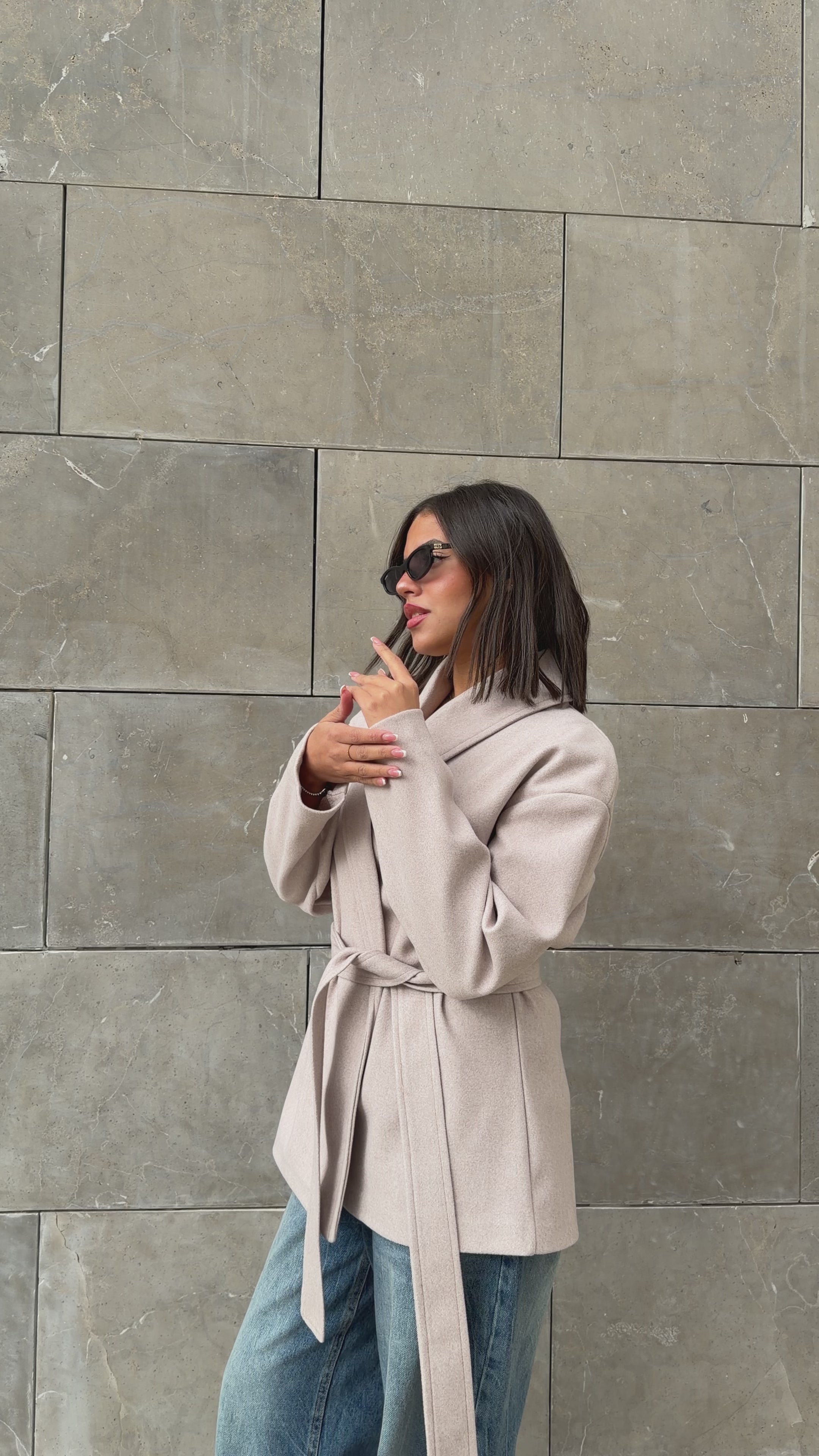 THE 3 WAY COAT - CASHMERE