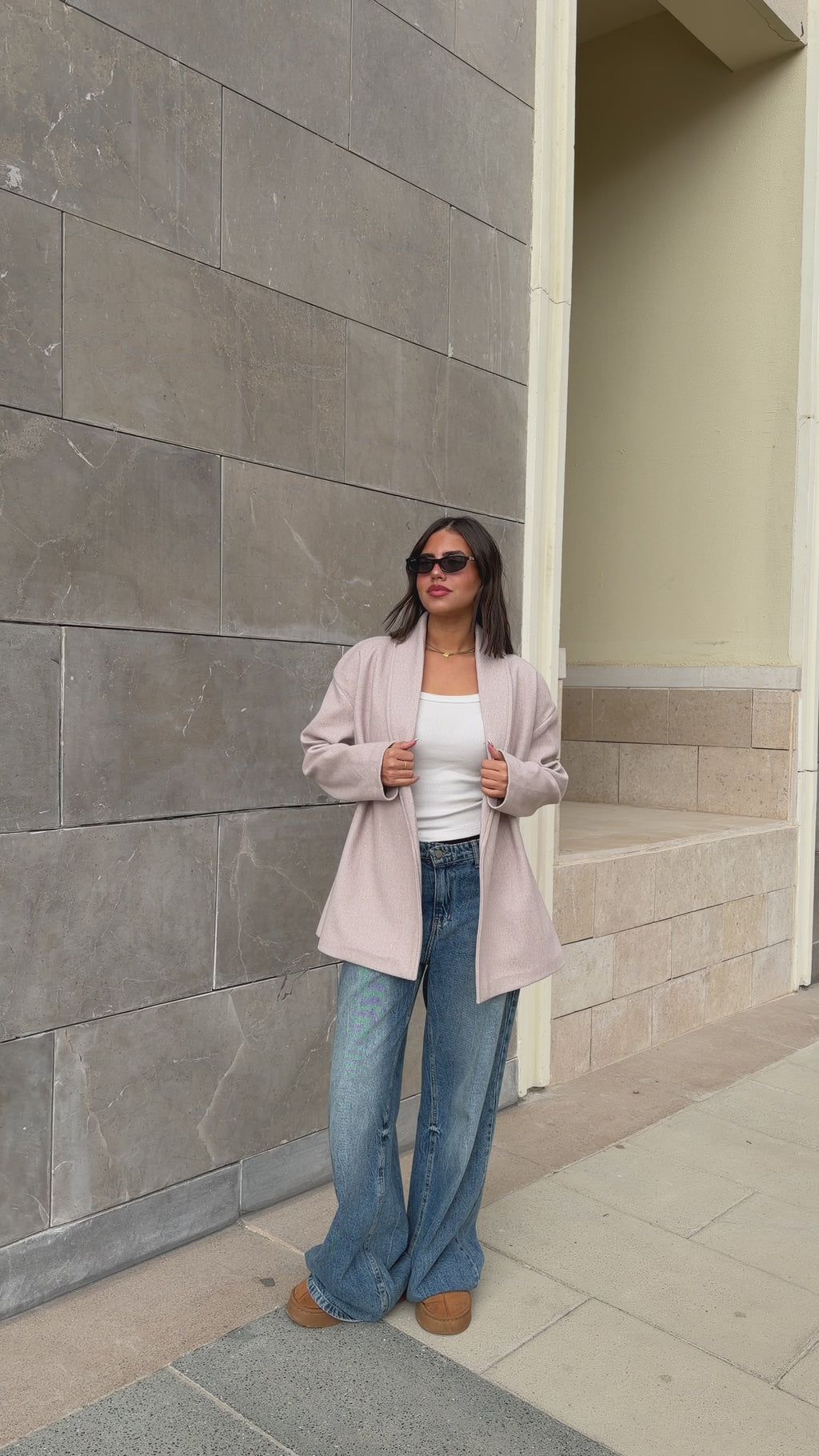 THE 3 WAY COAT - CASHMERE