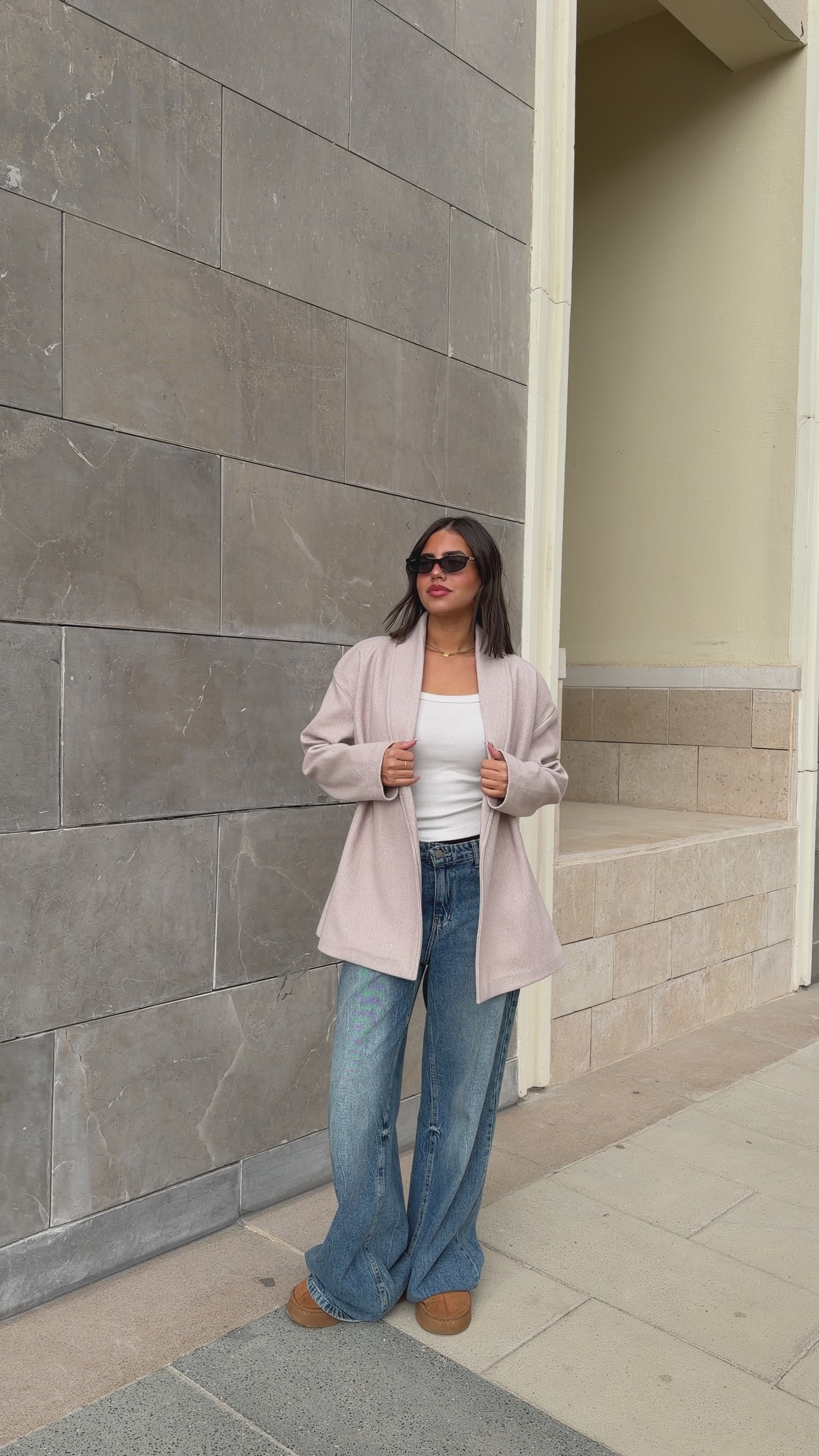 THE 3 WAY COAT - CASHMERE