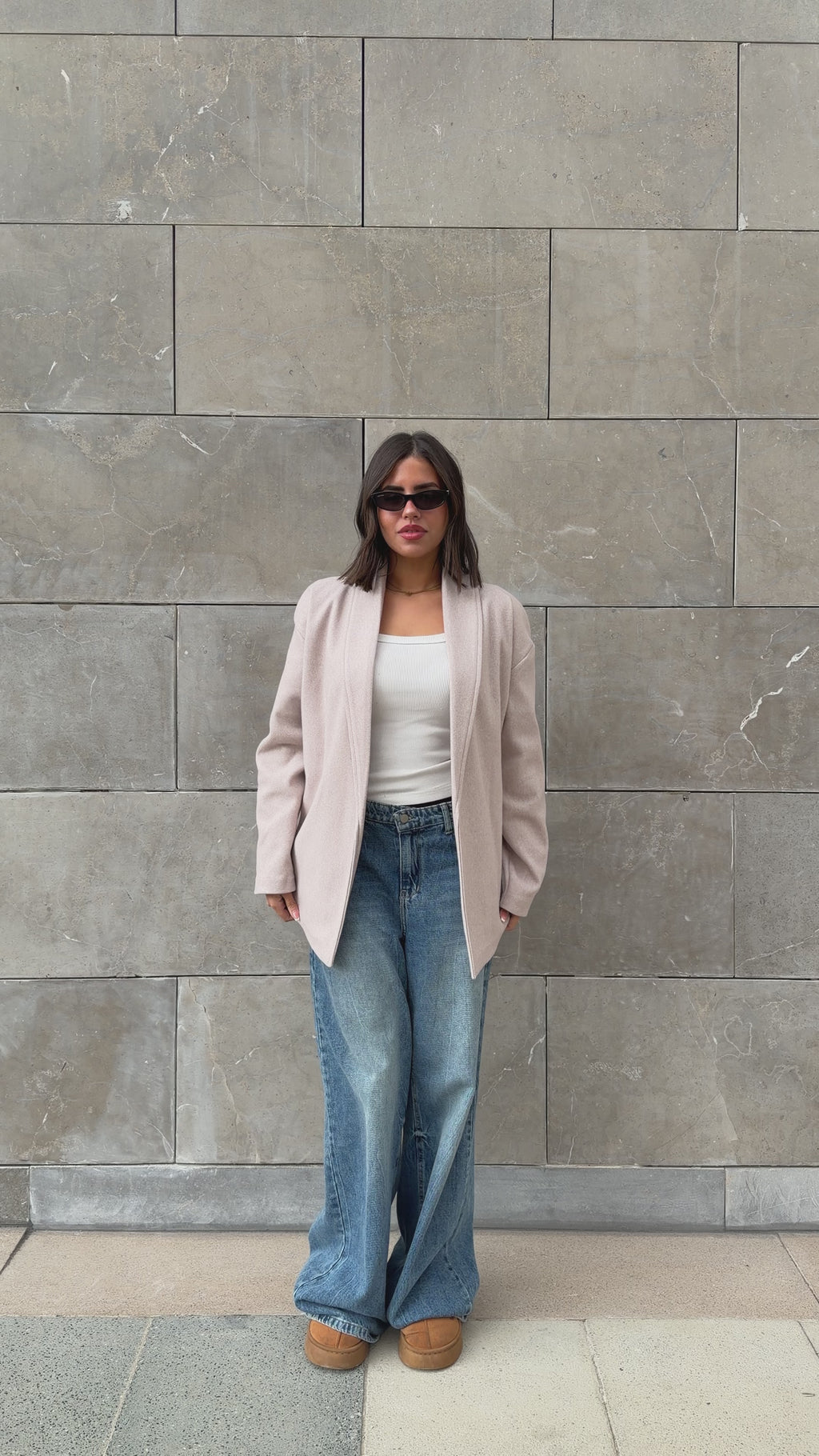 THE 3 WAY COAT - CASHMERE